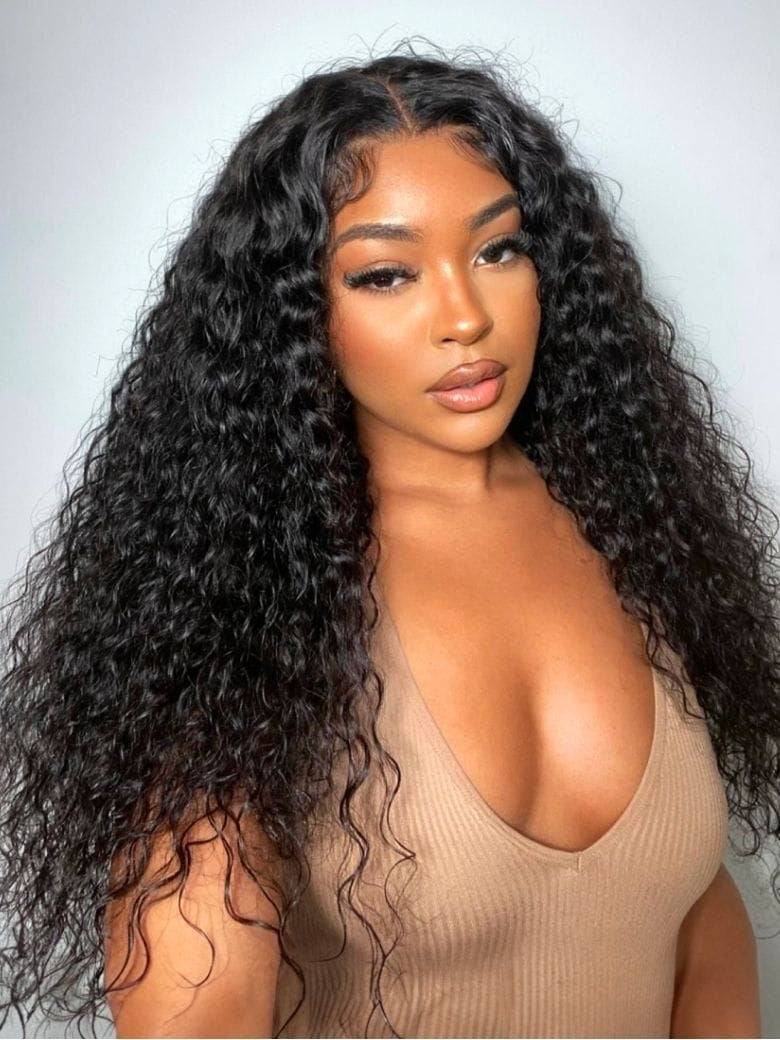 7x5 HD Lace 250% Density Glueless Closure Water Wave Wig
