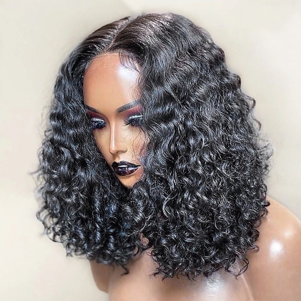Glueless Prebleached Knots Real Scalp Preplucked hairline Ready To Wear & Go Water Wave Wig