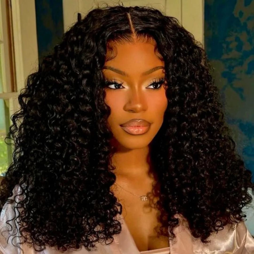 180 Density Curly Human Hair Wig 30 32 40 Inch Deep Wave 13x6  HD Lace Front Human Hair Wig 13x4 Body Wave Lace Frontal Wigs
